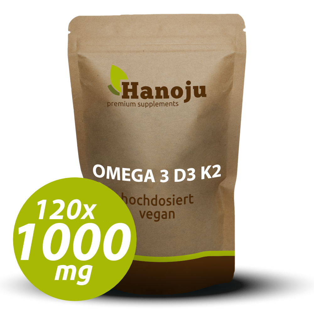 Hanoju Omega 3 D3 K2 Capsules